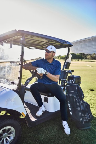 JP1880 Jay-Pi QuickDry Golf Polo Shirt Titanium Blue - Sportkleding & outdoor - Grote Maten Sportkleding Heren