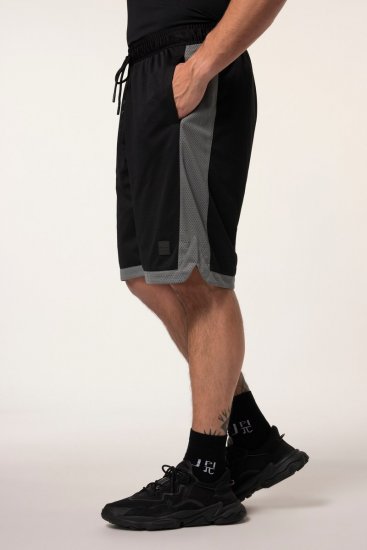 JP1880 Jay-Pi Bermuda QuickDry Mesh Fitness Shorts Black - Sportkleding & outdoor - Grote Maten Sportkleding Heren