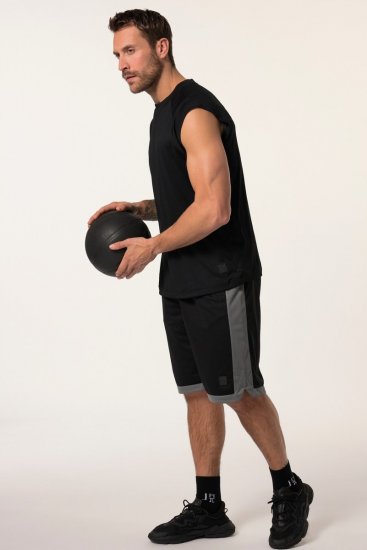 JP1880 Jay-Pi Bermuda QuickDry Mesh Fitness Shorts Black - Sportkleding & outdoor - Grote Maten Sportkleding Heren