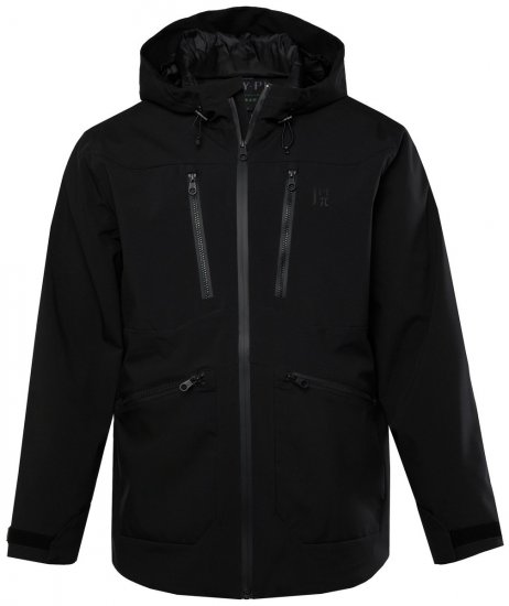 Jay-Pi 834145 Waterdicht functionele jas Zwart - Sportkleding & outdoor - Grote Maten Sportkleding Heren