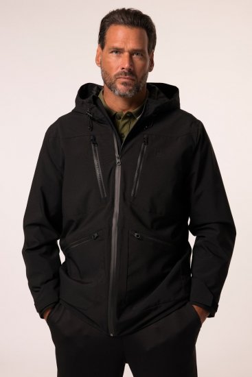 Jay-Pi 834145 Waterdicht functionele jas Zwart - Sportkleding & outdoor - Grote Maten Sportkleding Heren