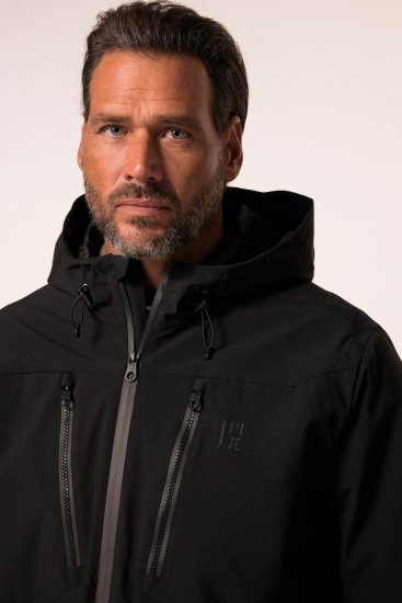Jay-Pi 834145 Waterdicht functionele jas Zwart - Sportkleding & outdoor - Grote Maten Sportkleding Heren