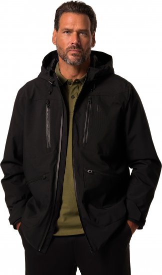 JP1880 Jay-Pi Functional Jacket Black - Sportkleding & outdoor - Grote Maten Sportkleding Heren