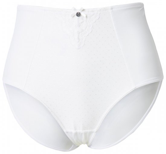 Ulla Popken 834307 Corrigerende slip met kant Gebroken wit - Shapewear - 