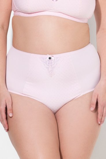 Ulla Popken 834307 Corrigerende slip met kant Roze - Shapewear - 