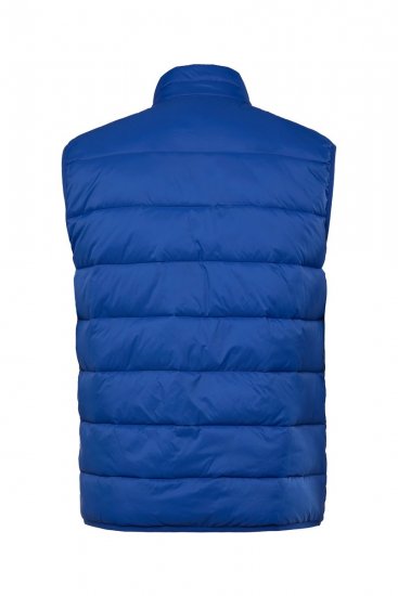 Boston Park 460 Bodywarmer gewatteerd met opstaande kraag Blauw - Jassen - Grote Maten Herenjassen