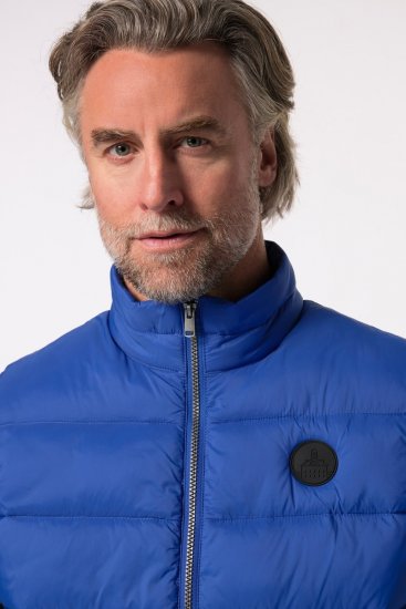 Boston Park 460 Bodywarmer gewatteerd met opstaande kraag Blauw - Jassen - Grote Maten Herenjassen