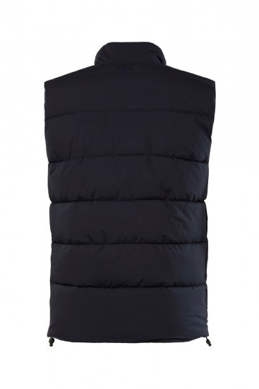 JP1880 834648 Bodywarmer gewatteerd met opstaande kraag Donkerblauw - Jassen - Grote Maten Herenjassen