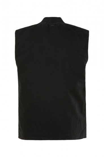 JP1880 834734 Canvasbodywarmer Zwart - Jassen - Grote Maten Herenjassen