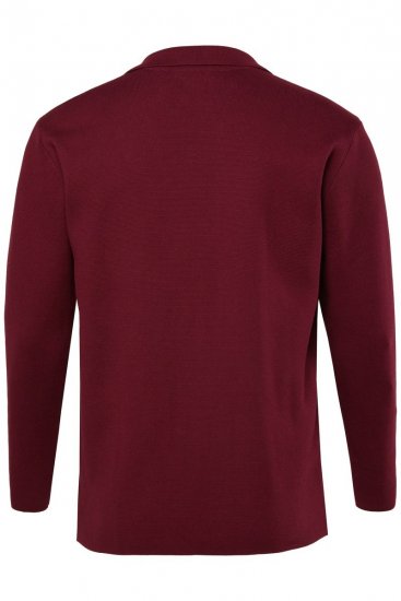 Boston Park 747 Flexlastic Gebreid colbert Aubergine - Pakken - Grote Maten Kostuum Heren