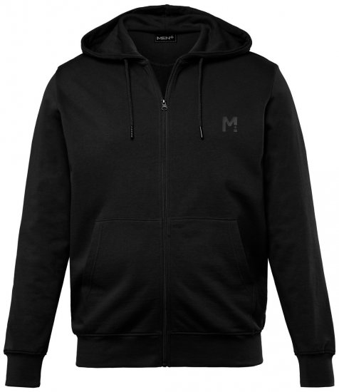 Men+ 851 Hoodie met rits Zwart - Sweaters & hoodies - Sweaters & Hoodies Grote Maten Heren