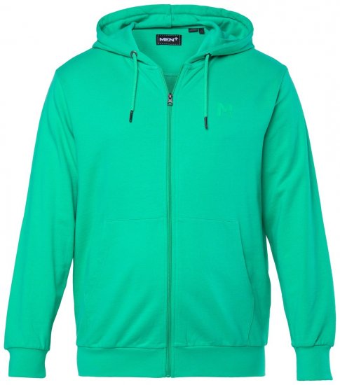 Men+ 851 Hoodie met rits Smaragdgroen - Sweaters & hoodies - Sweaters & Hoodies Grote Maten Heren