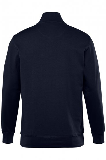 Men+ 856 Sweater met halve rits Donkerblauw - Sweaters & hoodies - Sweaters & Hoodies Grote Maten Heren