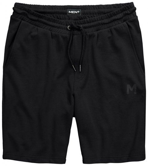 Men+ 858 Joggingshort Zwart - Joggingbroeken & shorts - Joggingbroeken & Shorts Heren Grote Maten