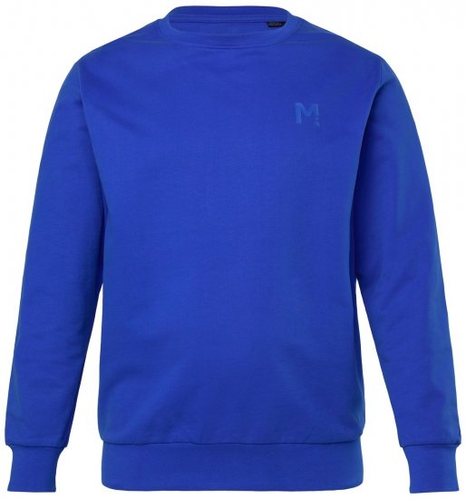 Men+ 865 Sweatshirt Kobaltblauw - Sweaters & hoodies - Sweaters & Hoodies Grote Maten Heren