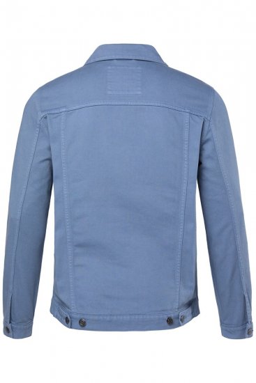 Men+ 446 Spijkerjas met borstzakken Denimblauw - Jassen - Grote Maten Herenjassen
