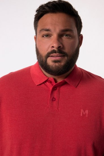 Men+ 256 Poloshirt Rood - Polo shirts - Grote Maten Poloshirts Heren