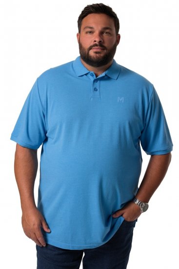 Men+ 256 Poloshirt Hemelsblauw - Polo shirts - Grote Maten Poloshirts Heren