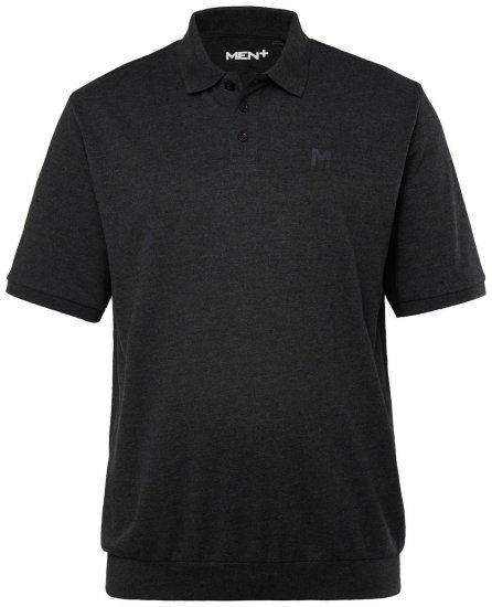 Men+ 264 Poloshirt bellyfit Zwart - Polo shirts - Grote Maten Poloshirts Heren