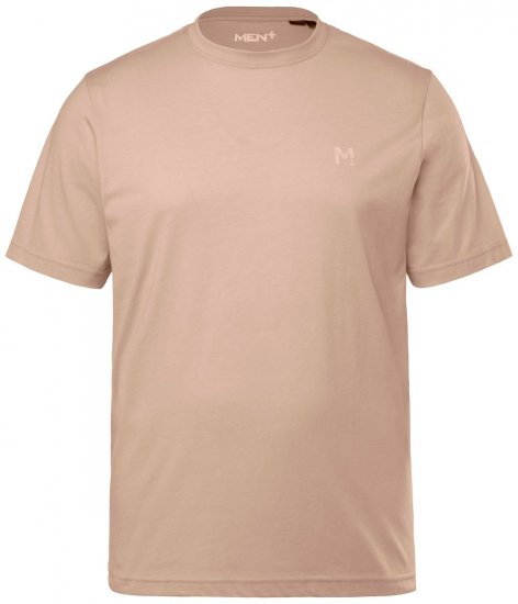 Men+ 276 T-shirt ronde hals Zand - T-shirts - Grote Maten T-shirts Heren