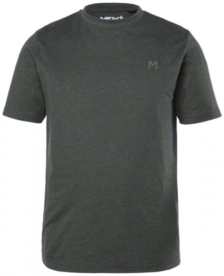 Men+ 276 T-shirt ronde hals Olijfgroen - T-shirts - Grote Maten T-shirts Heren