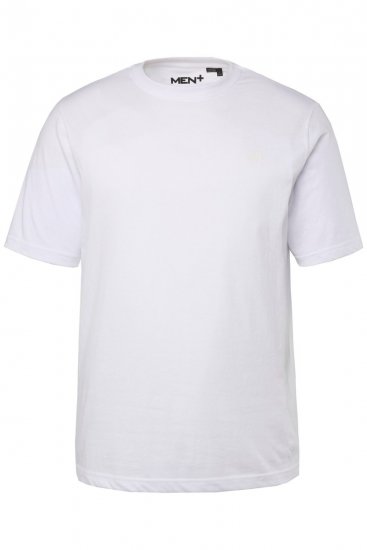 Men+ 285 T-shirt ronde hals Wit set van 2 - T-shirts - Grote Maten T-shirts Heren
