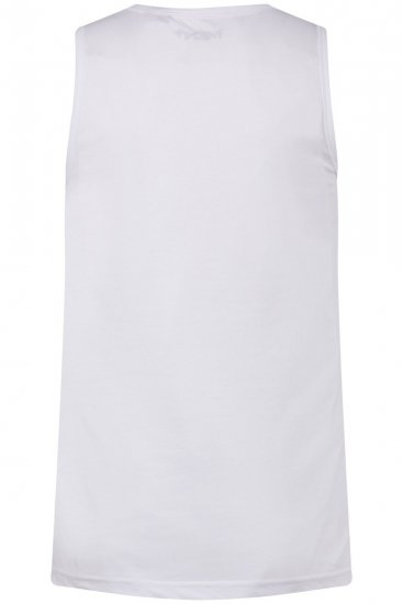 Men+ 303 Tanktop Wit - T-shirts - Grote Maten T-shirts Heren