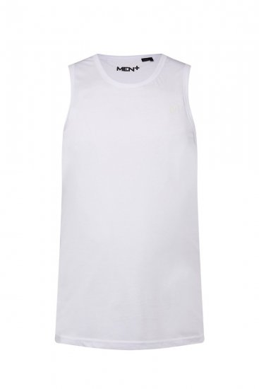 Men+ 305 Tanktop Wit set van 2 - T-shirts - Grote Maten T-shirts Heren