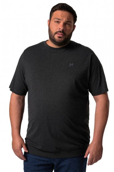 Men+ 308 T-shirt bellyfit Zwart - T-shirts - Grote Maten T-shirts Heren