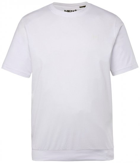 Men+ 308 T-shirt bellyfit Wit - T-shirts - Grote Maten T-shirts Heren