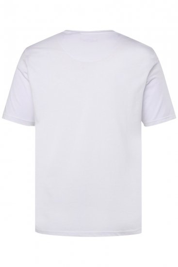 Men+ 365 Henleyshirt Wit - T-shirts - Grote Maten T-shirts Heren