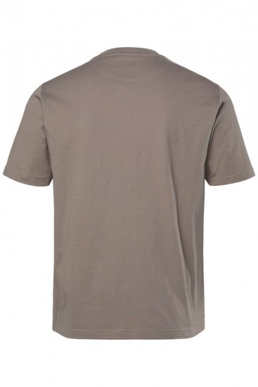Men+ 424 T-shirt Trout Trophy Grijsbruin - T-shirts - Grote Maten T-shirts Heren