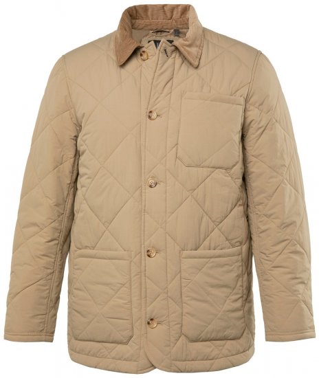 JP1880 836628 Gewatteerd jack in westernstijl Donkerbeige - Jassen - Grote Maten Herenjassen