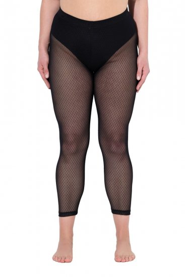 Ulla Popken 836800 Panty legging Zwart - Panty's & sokken - 