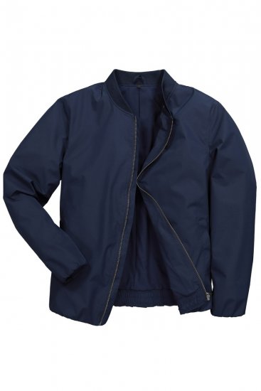 Men+ 823 Ultralicht bomberjack bellyfit Donkerblauw - Jassen - Grote Maten Herenjassen