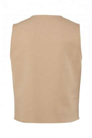 JP1880 New York Flexnamic Jersey gilet Beige - Pakken - Grote Maten Kostuum Heren