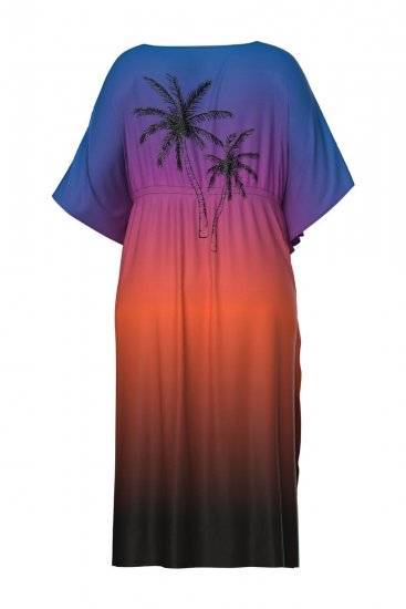 Ulla Popken 837090 Jurk Koningsblauw - Kaftans - 