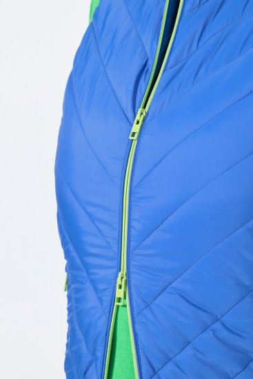 Ulla Popken 837409 Gewatteerd HYPRAR-vest Blauw - Bodywarmers - 