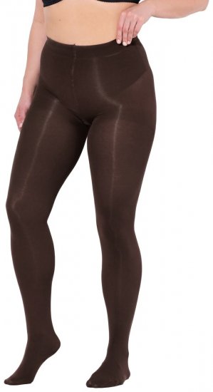 Ulla Popken 837870 Panty 100 den Bruin - Panty's & sokken - 