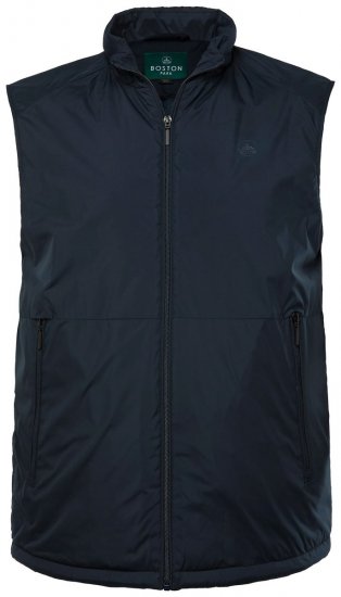 Boston Park 877 Bodywarmer met opstaande kraag en rits Donkerblauw - Jassen - Grote Maten Herenjassen