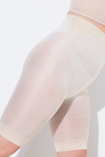 Ulla Popken 838209 Corrigerende anti-schuur shorts Gebroken wit - Anti-schuur shorts - 