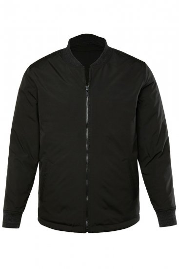 JP1880 838875 Omkeerbaar collegejack Zwart - Jassen - Grote Maten Herenjassen