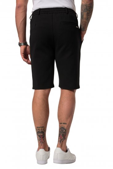 JP1880 Jersey Bermuda Chino Shorts Flexnamic Black - Korte broeken - Grote Maten Korte Broeken Heren