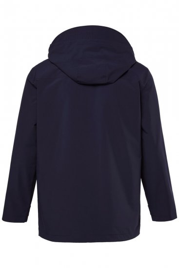Men+ 215 Regenjas met capuchon Donkerblauw - Jassen - Grote Maten Herenjassen