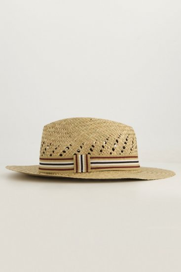 JP1880 Straw Hat Woven Yellow - Accessoires - Accessoires voor heren