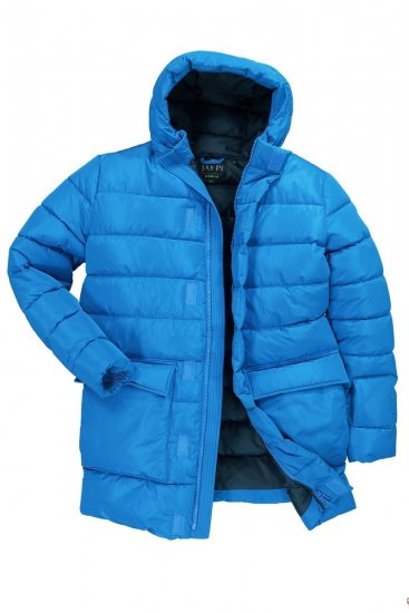Jay-Pi 839707 Extra warm parka Middenblauw - Jassen - Grote Maten Herenjassen