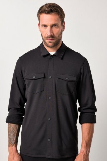 JAY-PI FLEXNAMIC® Sweat-Overshirt Black - Jassen - Grote Maten Herenjassen