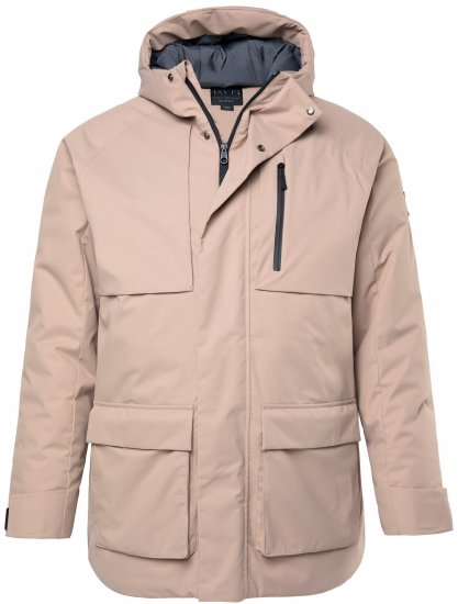 Jay-Pi Jacket Technical Waterproof Windproof Dusty Pink - Jassen - Grote Maten Herenjassen