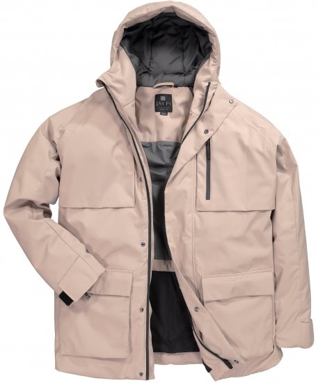 Jay-Pi Jacket Technical Waterproof Windproof Dusty Pink - Jassen - Grote Maten Herenjassen