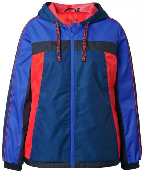 Ulla Popken 840094 Functioneel jack Donkerblauw - Jassen - Damesjassen in grote maten